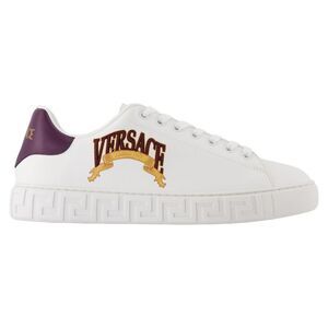 Sneakers - Versace - Synthetic Leather - White